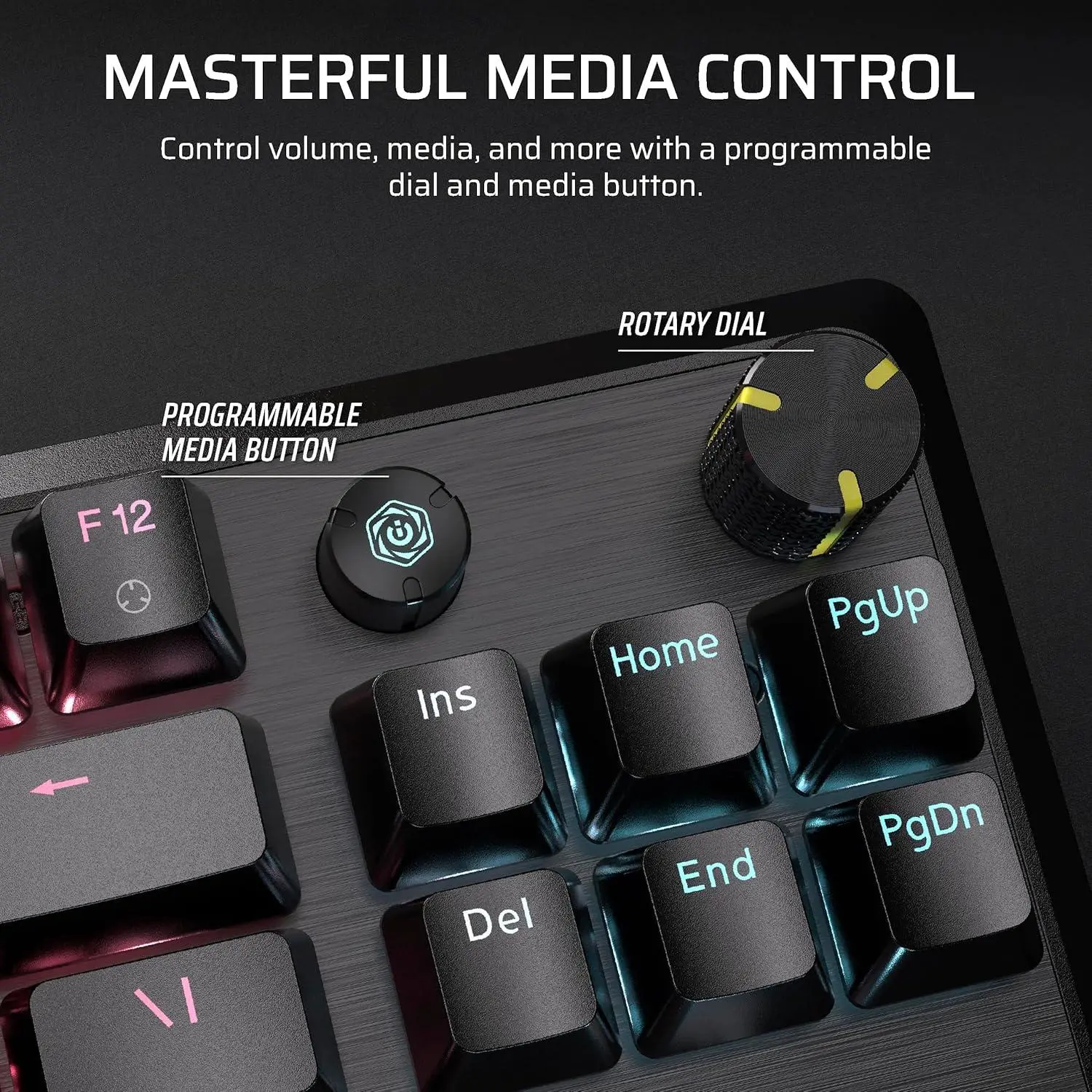 Corsair K70 CORE TKL, Gaming Keyboard, MLX RED, Black - image 3