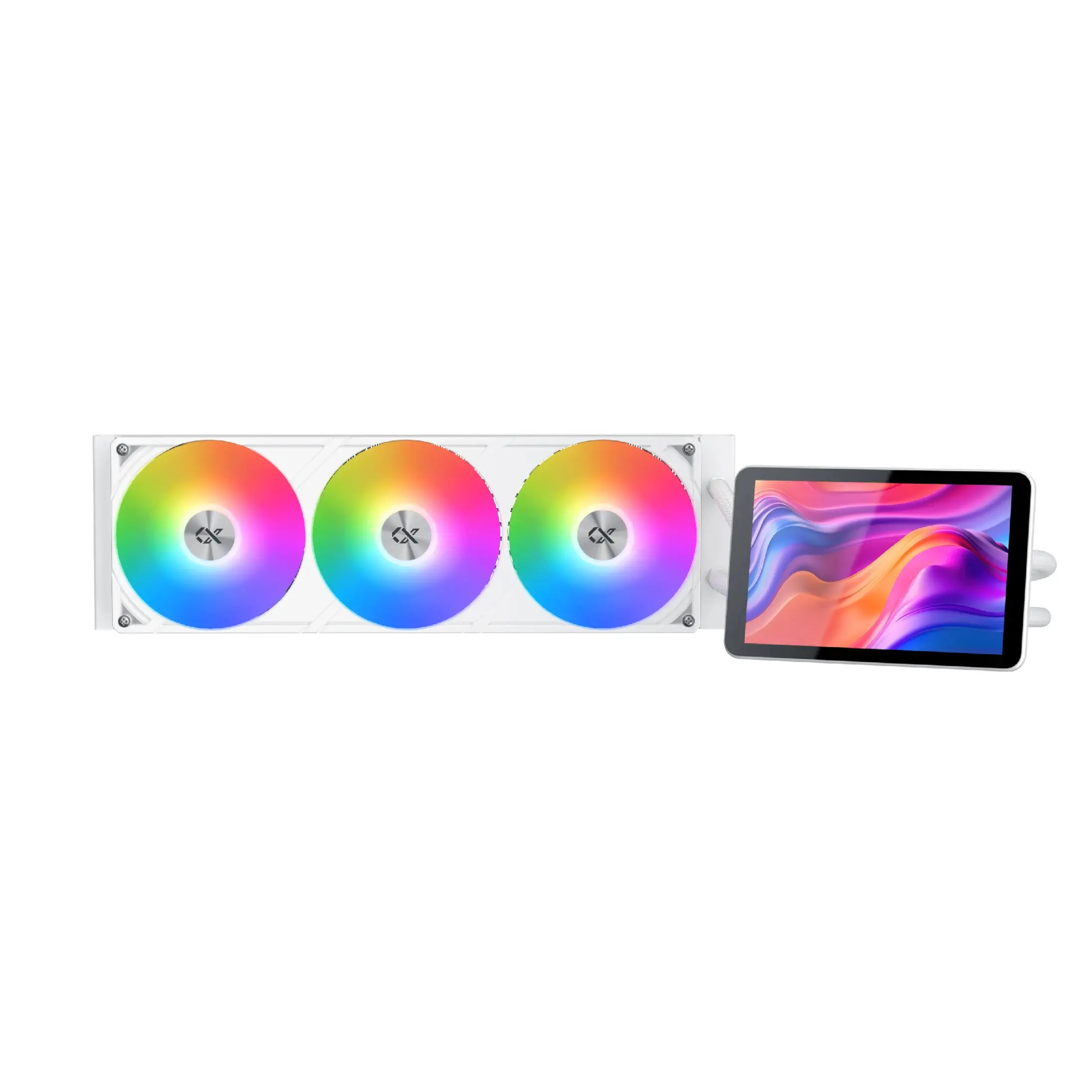Xigmatek водно охлаждане Water Cooling Connect Pro 360 Arctic - 7 inch Magnetic LCD Display - image 1