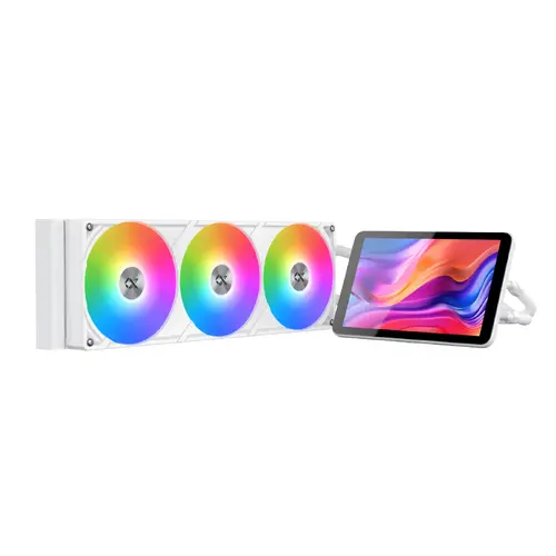 Xigmatek υδρόψυξη Water Cooling Connect Pro 360 Arctic - μαγνητική οθόνη LCD 7 inch - 1