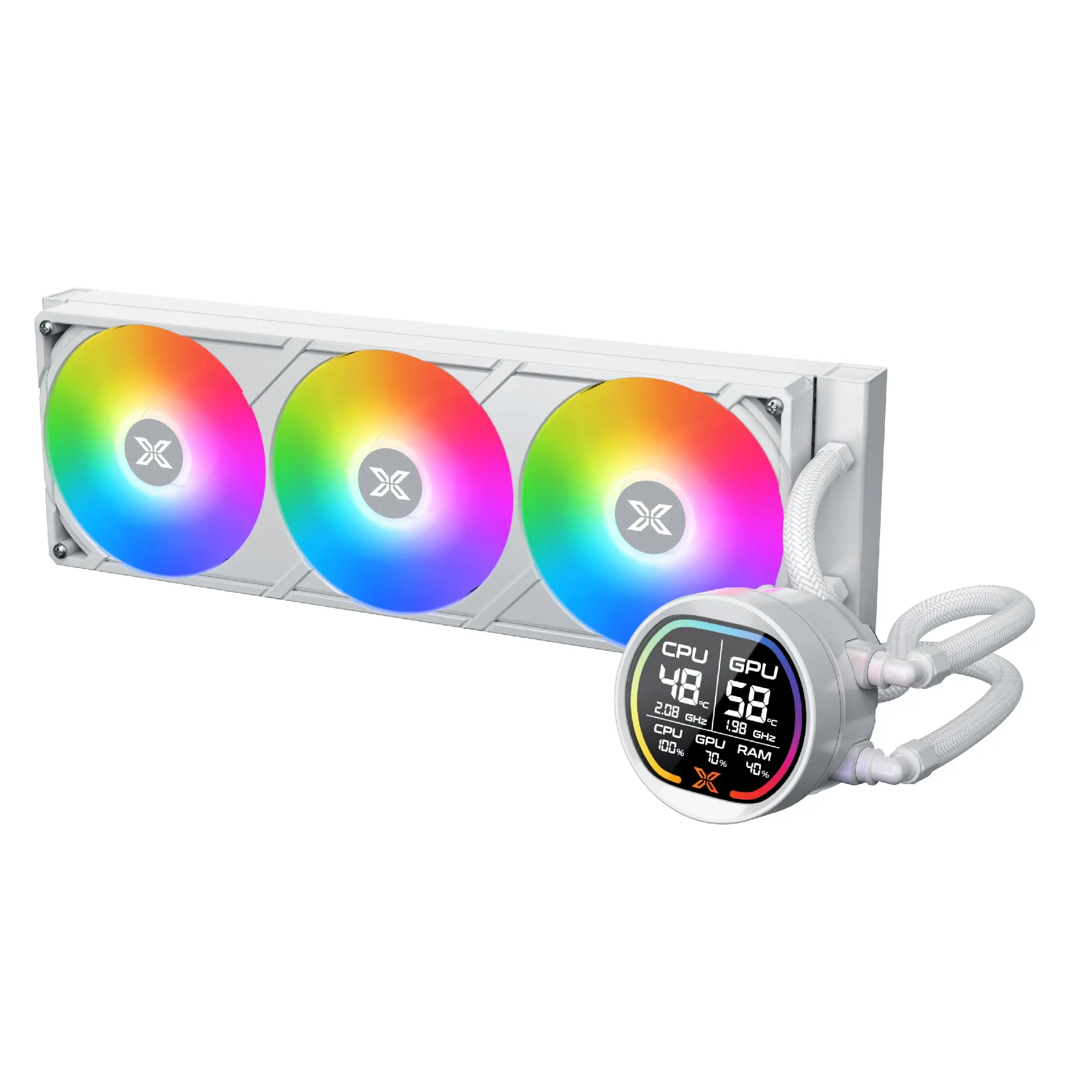 Xigmatek водно охлаждане Water Cooling LK Pro 360 Digital Arctic - 2.7 inch Digital LCD Display - image 1