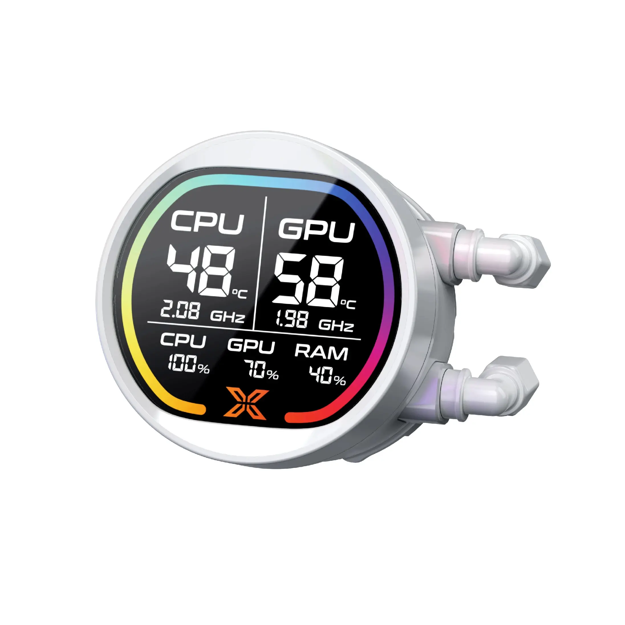 Xigmatek водно охлаждане Water Cooling LK Pro 360 Digital Arctic - 2.7 inch Digital LCD Display - image 3
