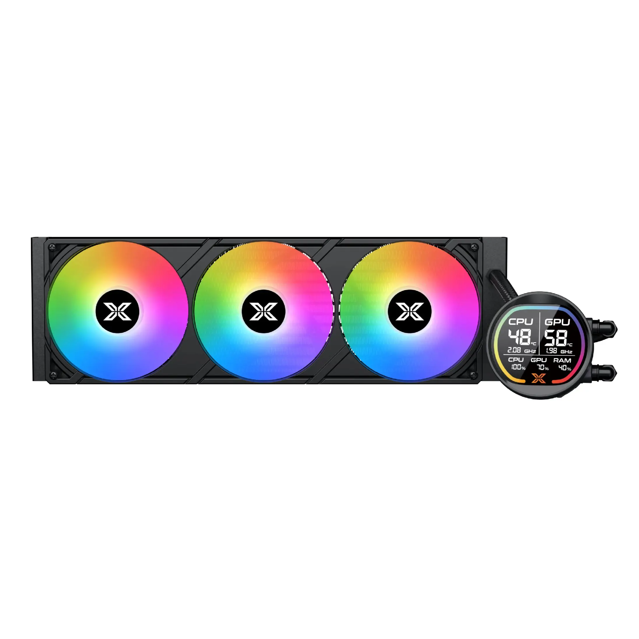 Xigmatek водно охлаждане Water Cooling LK Pro 360 Digital - 2.7 inch Digital LCD Display