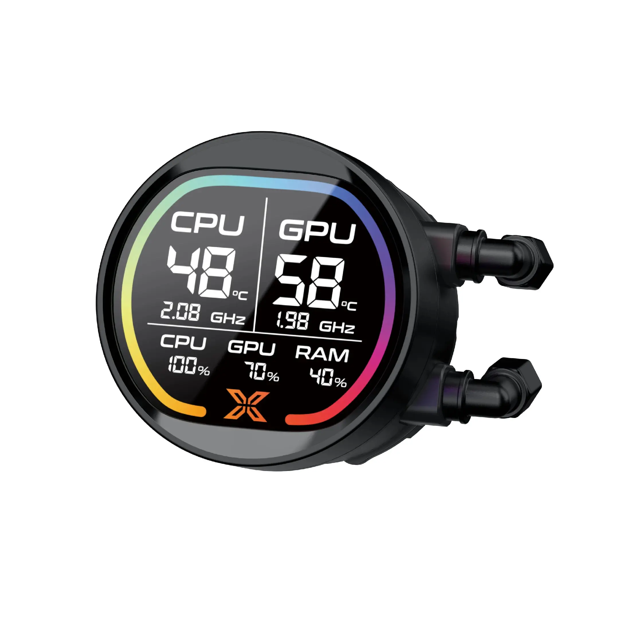 Xigmatek водно охлаждане Water Cooling LK Pro 360 Digital - 2.7 inch Digital LCD Display - image 3