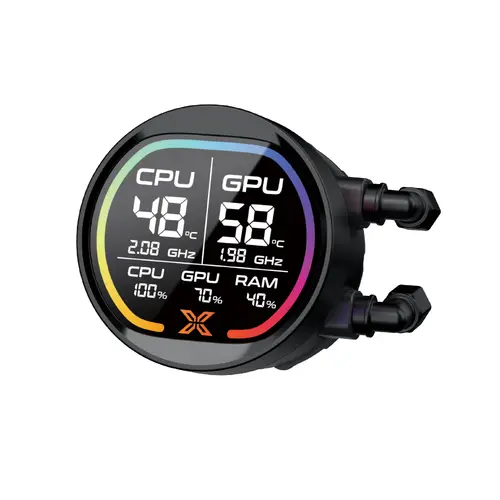Xigmatek водно охлаждане Water Cooling LK Pro 360 Digital - 2.7 inch Digital LCD Display - image 3