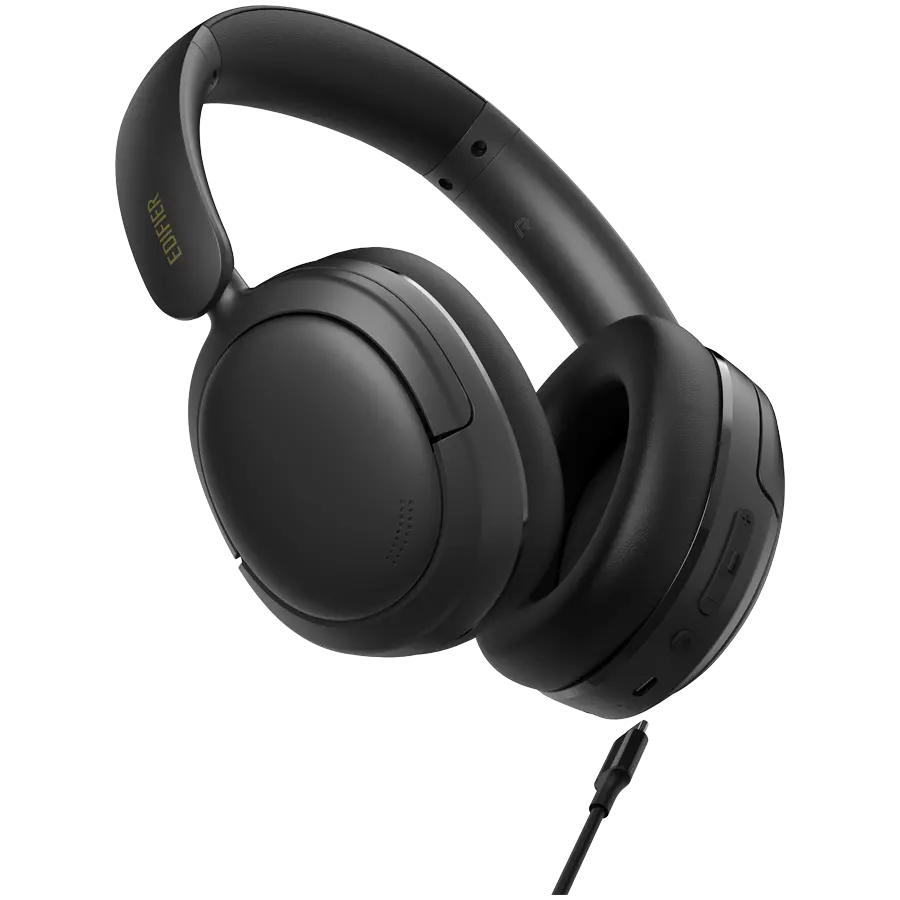 Edifier W800BT SE Wireless Over-Ear Headphones, 40mm Dynamic Titanium-Coated Drivers, BT V5.4, Multipoint Connection, AI Call Noise Reduction, Up To 45H Battery, USB-C, Black - image 1