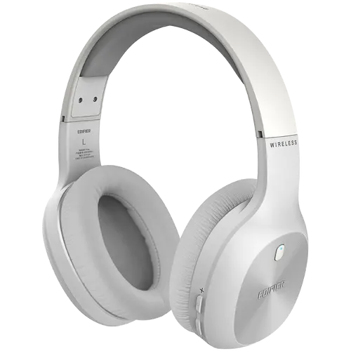 Edifier W800BT Plus Wireless Over-Ear Headphones, 40mm Dynamic Drivers, BT V5.1, Up To 55H Battery, USB-C, White
