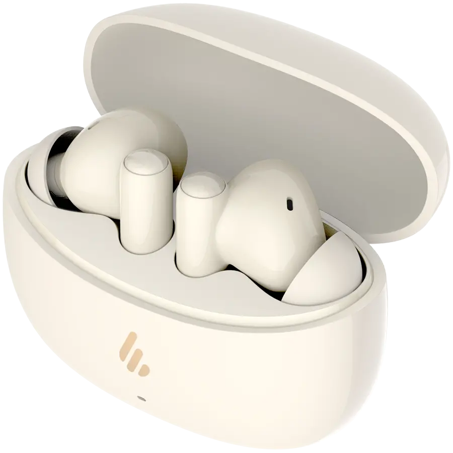 Edifier X5 Pro TWS Earbuds, BT V5.3, ANC, Touch controls, Up to 31H Battery, USB-C, IP55, Ivory - image 2