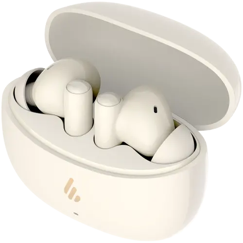 Edifier X5 Pro TWS Earbuds, BT V5.3, ANC, Touch controls, Up to 31H Battery, USB-C, IP55, Ivory - image 2