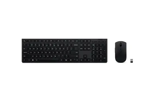 Комплект, Lenovo Professional Wireless Rechargeable Combo Keyboard and Mouse-Bulgarian - image 3