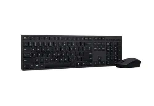 Комплект, Lenovo Professional Wireless Rechargeable Combo Keyboard and Mouse-Bulgarian