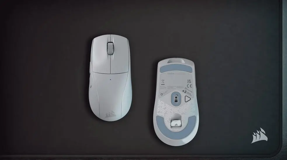 Геймърскa безжична мишка CORSAIR M75 AIR Ultra-Lightweight Gaming Mouse - Light Gray - image 2