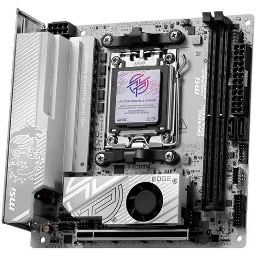 MSI MPG B850I EDGE TI WIFI, mITX, Socket AM5, Dual Channel DDR5 10000+MHz (OC), 1x slot PCIe x16, 2x slot M.2, 1x HDMI, 3x USB 3.2 Gen 2, 2x USB 3.2 - 2