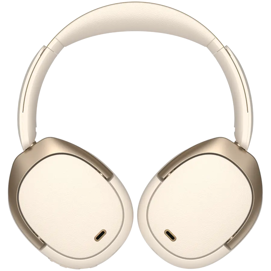 Edifier WH950NB Wireless Over-Ear Headphones, 40mm Dynamic Titanium-Coated Drivers, BT V5.4, ANC, Hi-Res Audio Certification, Up To 80H Battery, USB-C, Ivory - image 2