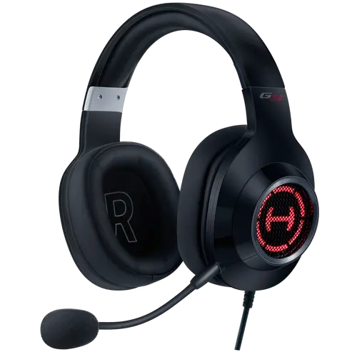 Edifier G2 II Căști gaming USB, difuzoare de 50mm, Virtual 7.1 Surround, iluminare RGB, microfon cu anulare a zgomotului, negru - 2