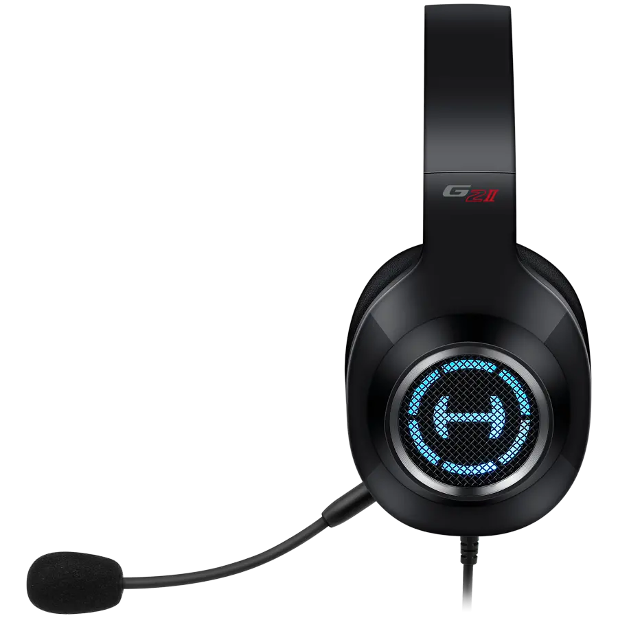 Edifier G2 II USB Gaming Headset, 50mm drivers, Virtual 7.1 Surround, RGB lighting, Noise-Canceling Microphone, Black - image 3