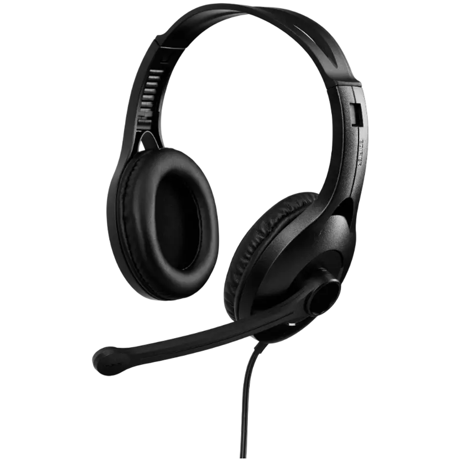Edifier K800 USB Over-Ear Headphones, 40mm Drivers, Noise-Cancelling Microphone, Inline controls, Black