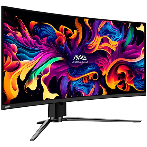 MSI MAG 341CQP QD-OLED Curved Gaming Monitor, 34" 175Hz, UWQHD (3440x1440) 21:9, QD-OLED, 1800R, 0.03ms, 250nits, 1500000:1, 178/178, AMD FreeSync Premium Pro, Adjustable Stand, 1x DP, 2x HDMI, 1x Type-C, 1x Headphone out, USB Hub, 3Y - 2