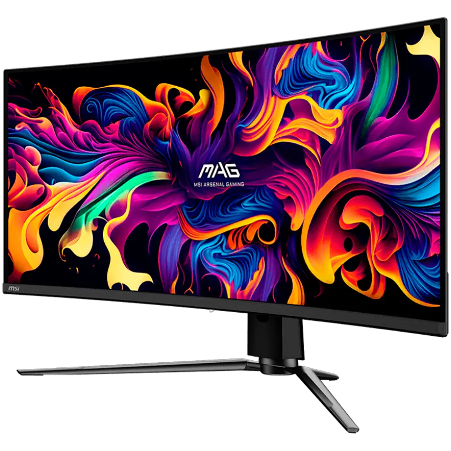 MSI MAG 341CQP QD-OLED Curved Gaming Monitor, 34" 175Hz, UWQHD (3440x1440) 21:9, QD-OLED, 1800R, 0.03ms, 250nits, 1500000:1, 178/178, AMD FreeSync Premium Pro, Adjustable Stand, 1x DP, 2x HDMI, 1x Type-C, 1x Headphone out, USB Hub, 3Y - image 2