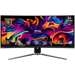 MSI MAG 341CQP QD-OLED Curved Gaming Monitor, 34
