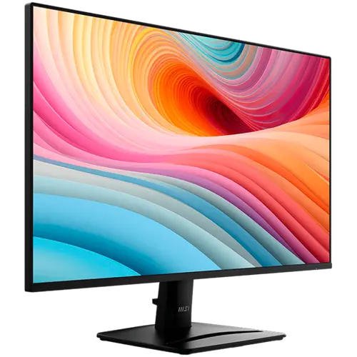 MSI PRO MP275 E2 Professional Business Monitor, 27" 120Hz, FHD (1920x1080) 16:9, IPS Anti-glare, 1ms/4ms, 300nits, 1500:1, 178/178, Adaptive-Sync, HDR Ready, Tilt, Speakers, 1x DP, 1x HDMI, 1x D-Sub, 3Y Warranty - image 1
