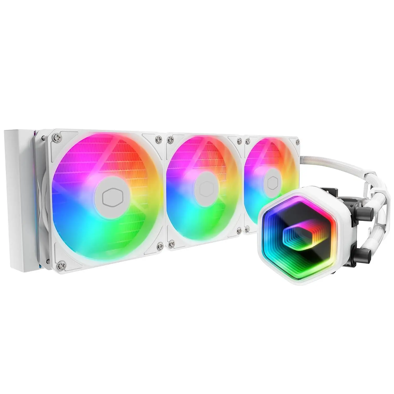 Cooler pentru procesor Cooler Master Master Liquid 360 Core II White ARGB