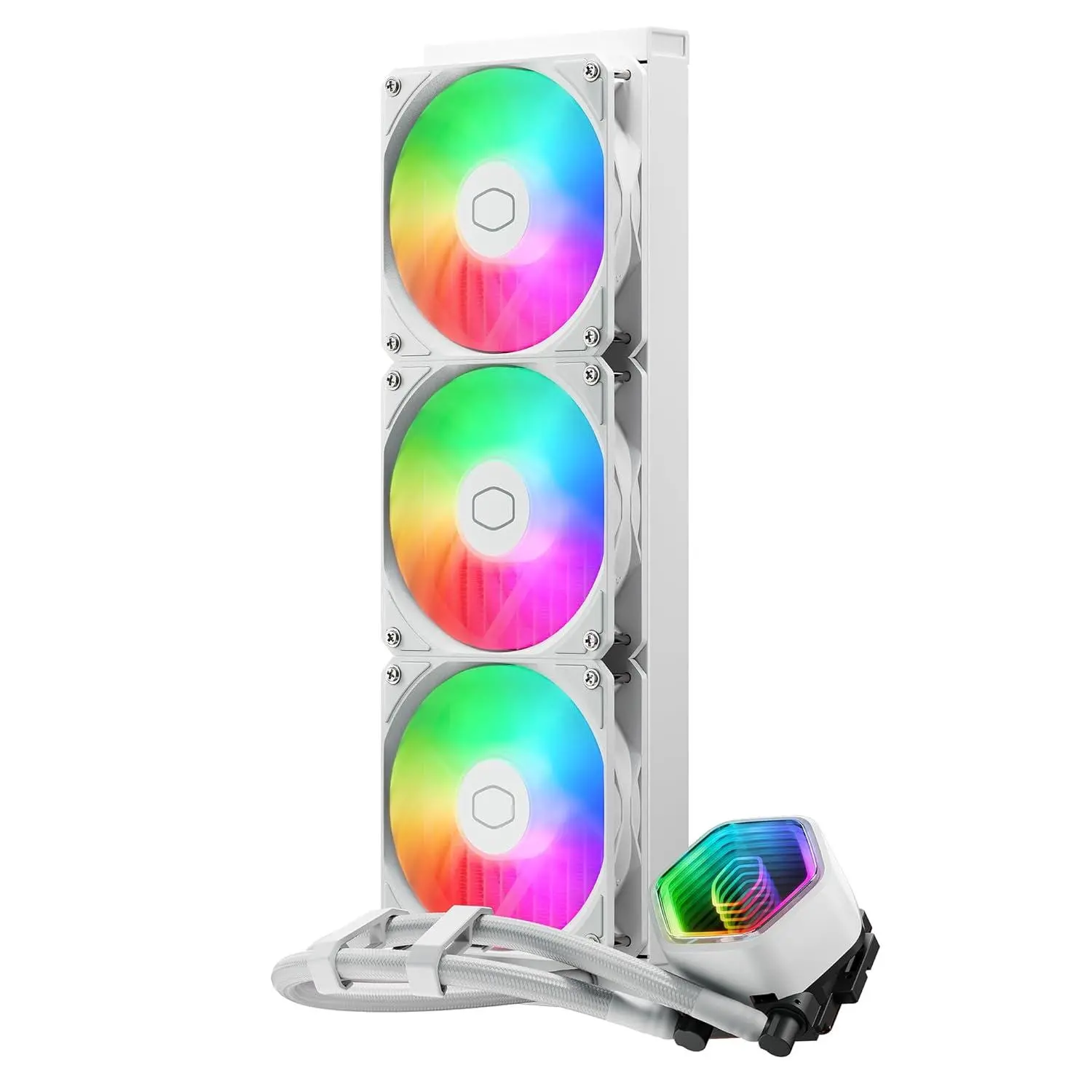 Охладител за процесор Cooler Master Master Liquid 360 Core II White ARGB - image 1