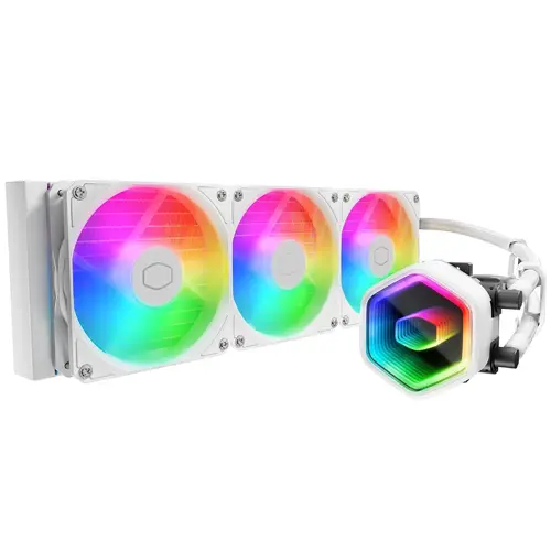 Cooler pentru procesor Cooler Master Master Liquid 360 Core II White ARGB - 1