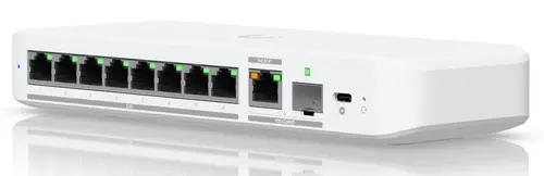 Комутатор Ubiquiti USW-Flex-2.5G-8, 8x 2.5G, 10GbE RJ45/SFP+, USB-C/ PoE+ in