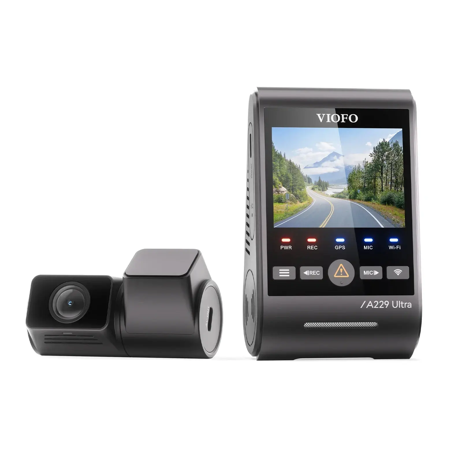 VIOFO Видеорегистратор Dash Cam A229 Ultra 2 Channel - 4K, HDR, Dual Sony STARVIS 2 8MP, GPS, Bluetooth - image 1