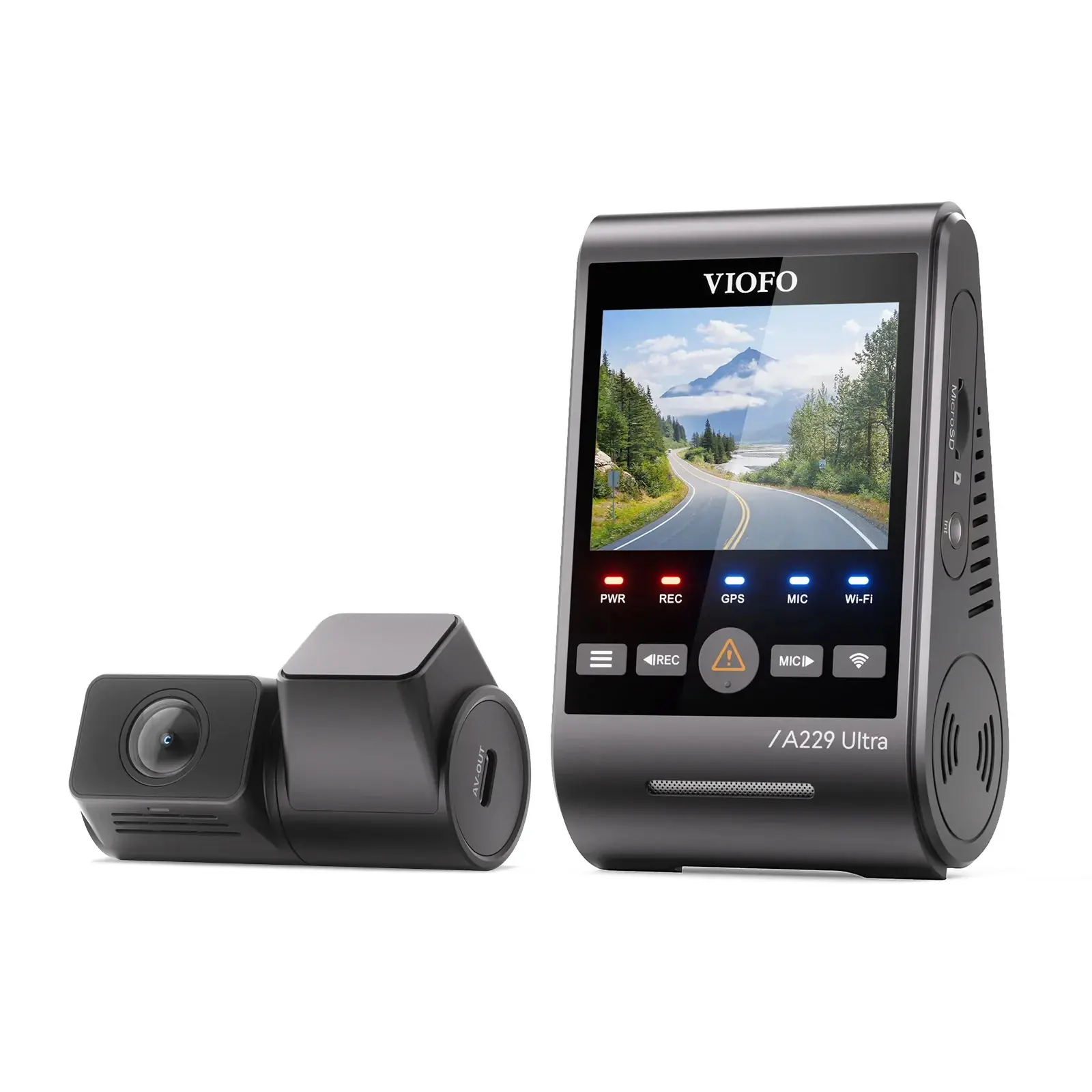 VIOFO Видеорегистратор Dash Cam A229 Ultra 2 Channel - 4K, HDR, Dual Sony STARVIS 2 8MP, GPS, Bluetooth - image 2