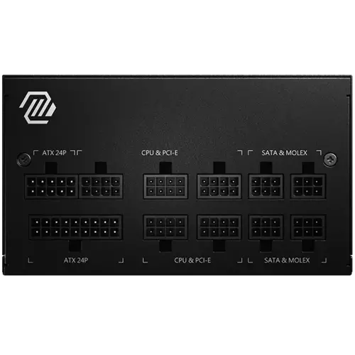 MSI Power Supply MAG A650GL, EU, 650W, Fully-Modular, 80 Plus Gold, Color Box, Pallet packing,7Y Warranty - image 1