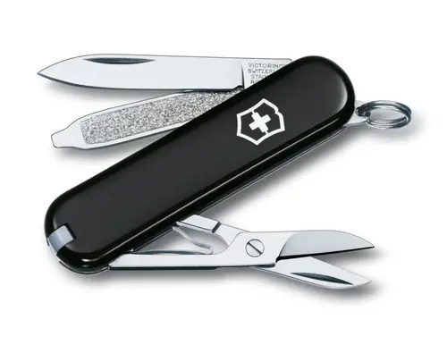 Briceag Victorinox-Classic negru, blister - 1