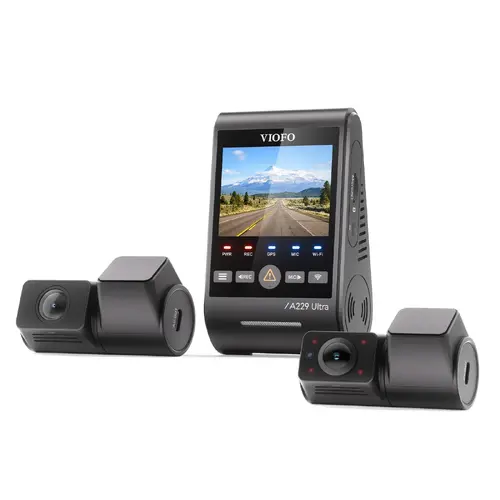 VIOFO Cameră auto Dash Cam A229 Ultra 3 Channel - 4K, HDR, Dual Sony STARVIS 2 8MP, GPS, Bluetooth - 3