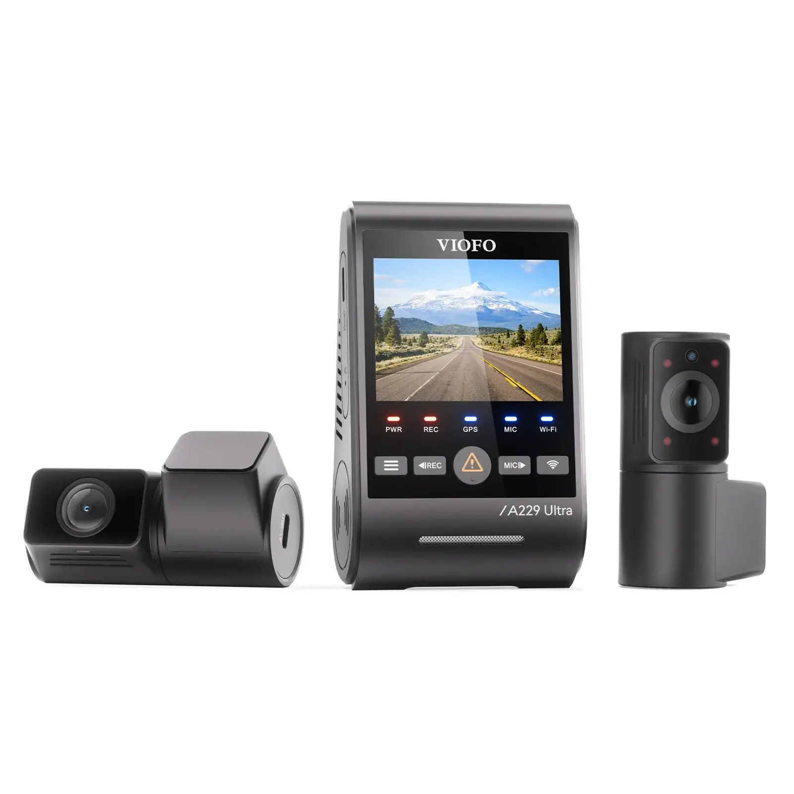 VIOFO Cameră auto Dash Cam A229 Ultra 3 Channel - 4K, HDR, Dual Sony STARVIS 2 8MP, GPS, Bluetooth - image 3