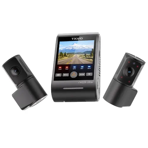VIOFO Cameră auto Dash Cam A229 Ultra 3 Channel - 4K, HDR, Dual Sony STARVIS 2 8MP, GPS, Bluetooth - 5