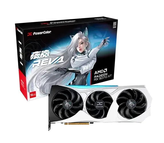 Видео карта PowerColor Radeon RX 9070 XT HELLHOUND OC REVA EDITION 16GB GDDR6 - image 8