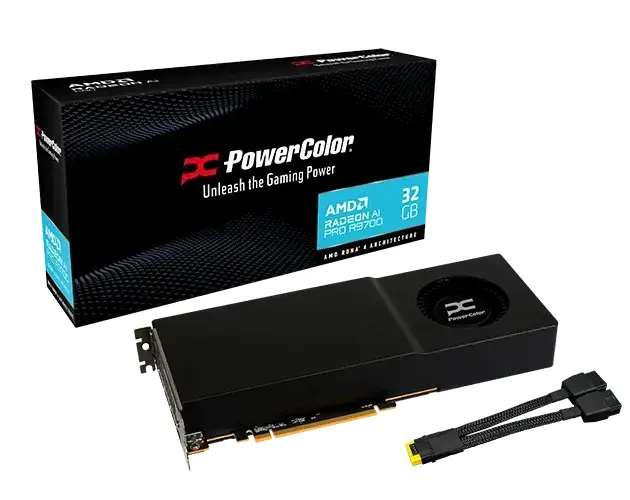 Видео карта PowerColor Radeon AI PRO R9700 32GB GDDR6 - image 5