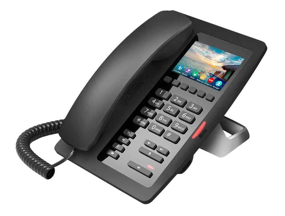 Fanvil Τηλέφωνο IP Wi-Fi Phone - H5W Μαύρο, VoIP