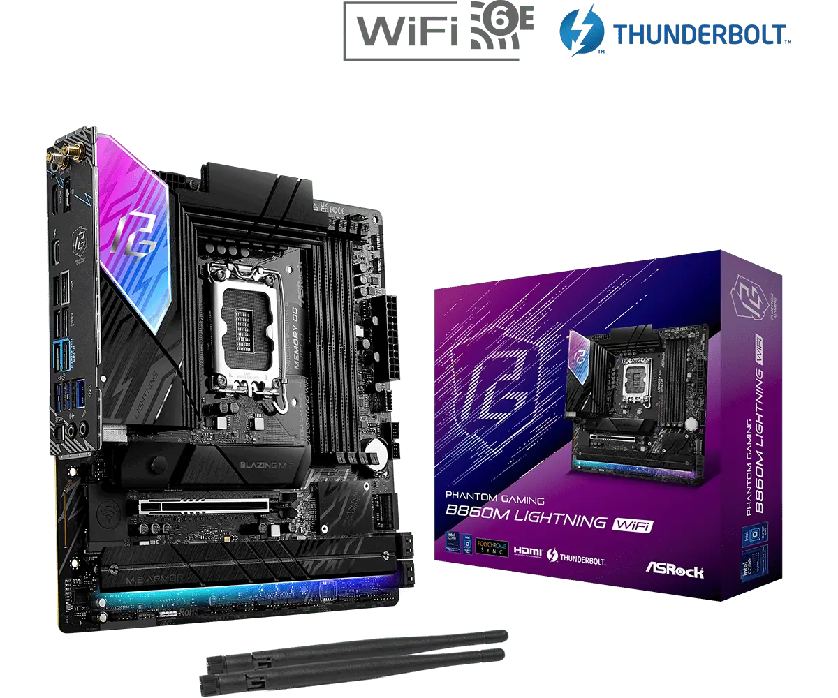 Дънна платка, ASROCK B860M LIGHTNING WIFI