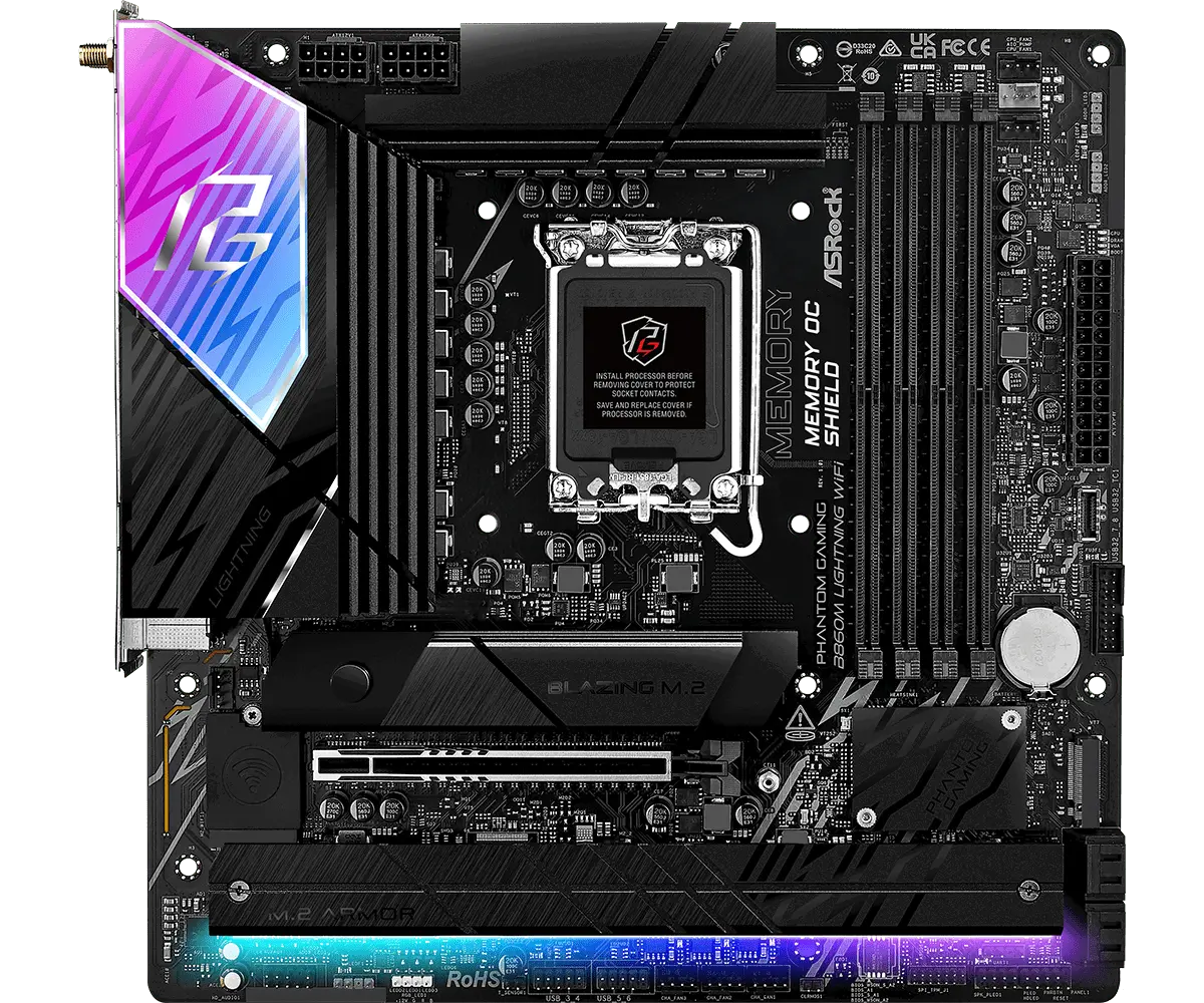 Дънна платка, ASROCK B860M LIGHTNING WIFI - image 1