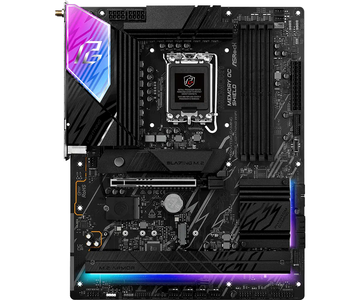 Дънна платка, ASROCK B860 LIGHTNING WIFI - image 1