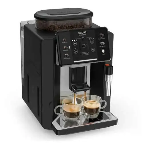 Espressor automat, Krups EA910A10 Auto Sensation Blk/Nube
