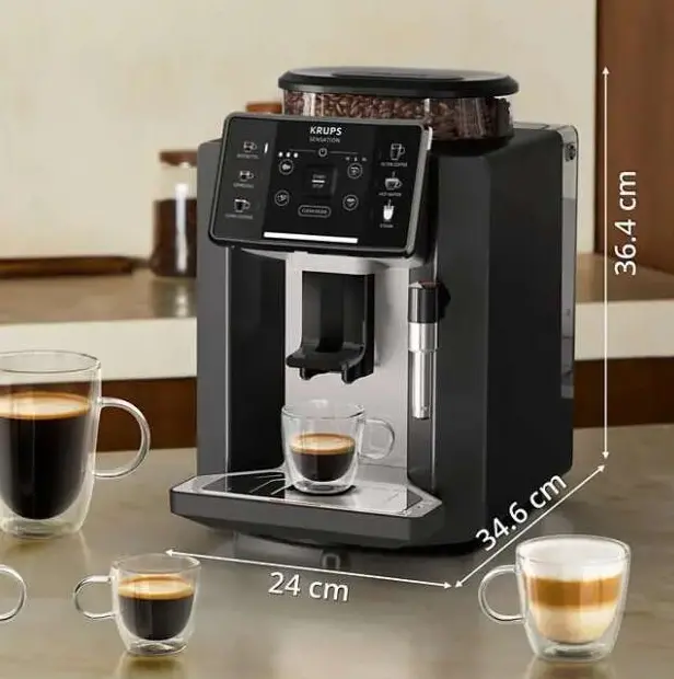 Espressor automat, Krups EA910A10 Auto Sensation Blk/Nube - image 6