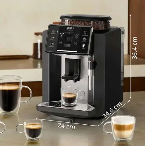 Кафеавтомат, Krups EA910A10 Auto Sensation Blk/Nube - image 6