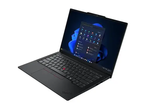 Лаптоп, Lenovo ThinkPad E14 G7 AMD Ryzen 7 250 (up to 5.1GHz, 16MB L3), 32GB (16+16) DDR5-5600, 1TB SSD, 14" WUXGA (1920x1200) IPS AG, AMD Radeon 780M Graphics, 1080&IR Cam, Backlit KB, 4 cell, FPR, WLAN, BT, DOS, 3Y Onsite - image 1