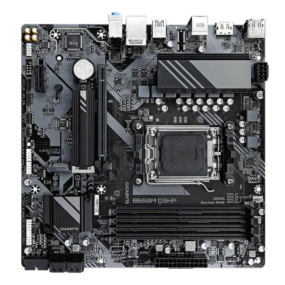 Дънна платка, GIGABYTE GB B650M D3HP /AM5 - image 2