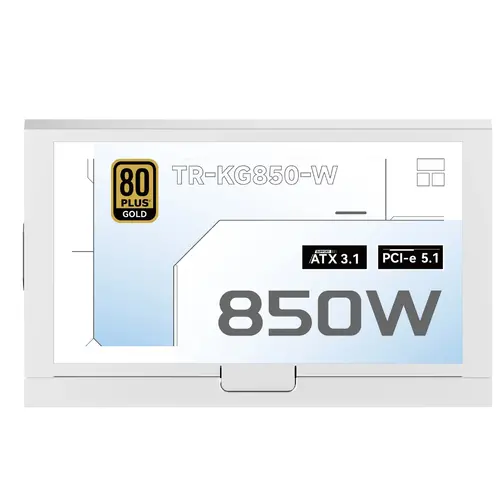 Thermalright захранване PSU ATX 3.1 850W Gold, Full Modular - TR-KG850-W White - image 3