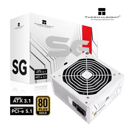 Thermalright захранване PSU ATX 3.1 1000W Gold, Full Modular - TR-SG1000-W White - image 5