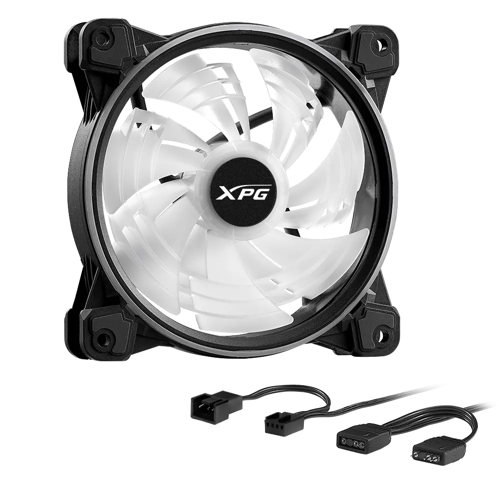 Вентилатор, ADATA XPG HURRICANE 120 ARGB PWM BK - image 1