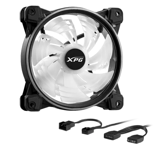 Вентилатор, ADATA XPG HURRICANE 120 ARGB PWM BK - image 1